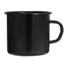 Кружка эмалированная в коробке, черный