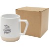 Dolce керамическая кружка объемом 300 мл с матовой отделкой, белый