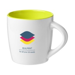 Керамическая чашка Aztec, белый/зеленый лайм