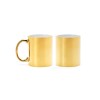 Кружка керамическая ZALA 350 мл, золотистый