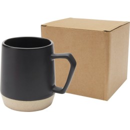 Dolce керамическая кружка объемом 300 мл с матовой отделкой, сплошной черный