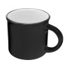 Bari керамическая кружка объемом 240 мл, сплошной черный