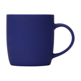 Кружка с покрытием soft-touch "Dalgona", синяя (P)