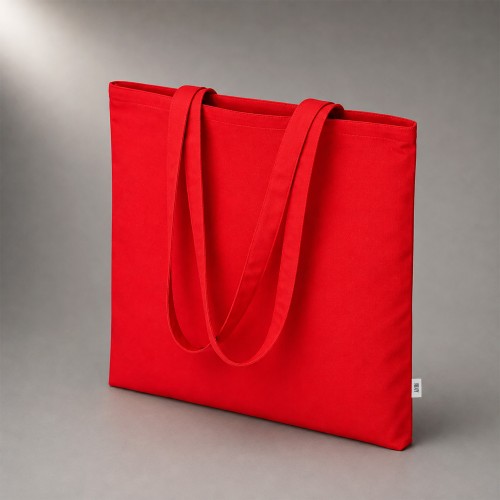 Сумка «Кэррими 180» из хлопка, 180 г/м2, красный