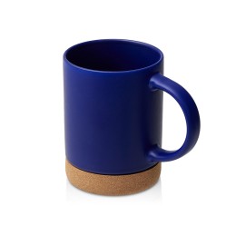 Кружка 450 мл с пробковым дном "Корк & Бон", глубокий синий