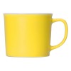 Матовая кружка Nancy 360 мл цветная снаружи, белая внутри, желтый