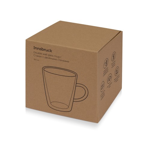 Кружка с двойными стенками «Innsbruck» конусообразный, с ручкой 320 мл
