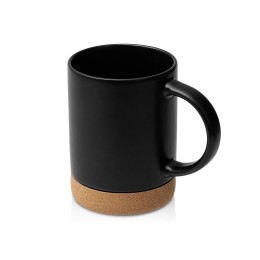 Кружка 450 мл с пробковым дном "Корк & Бон", черный