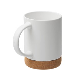 Кружка 450 мл с пробковым дном "Корк & Бон", белый
