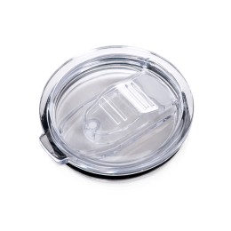 Кружка стальная Alaska с крышкой слайдером, powder coating, белый (Р)