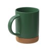 Кружка 450 мл с пробковым дном "Корк & Бон", глубокий зеленый