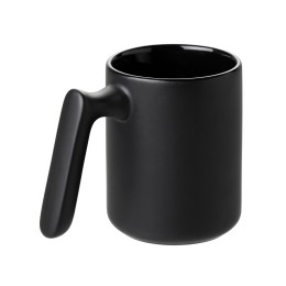 Кружка матовая с прямой ручкой "Axio", 360 мл, черный