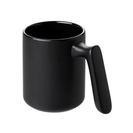Кружка матовая с прямой ручкой "Axio", 360 мл, черный