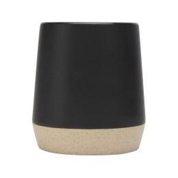 Dolce керамическая кружка объемом 300 мл с матовой отделкой, сплошной черный
