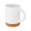 Neiva Керамическая кружка объемом 425 мл с пробковым основанием, белый