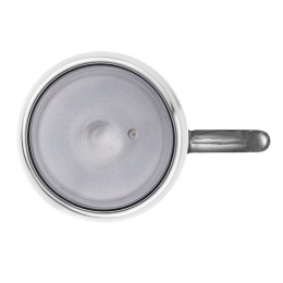 Кружка с двойными стенками с широкой ручкой и градиентным покрытием "Fog", черный