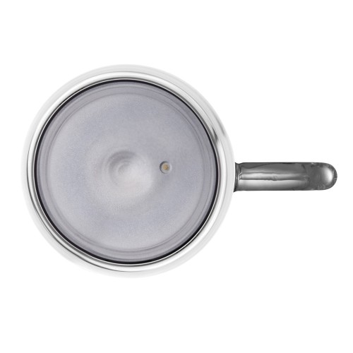 Кружка с двойными стенками с широкой ручкой и градиентным покрытием "Fog", черный