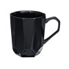 Кружка с гранями Amery, 310мл, черный глянцевый