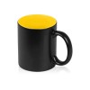 Кружка с покрытием для гравировки «Subcolor BLK», черный/желтый (Р)