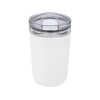 Bello, стеклянная кружка объемом 420 мл с внешней стенкой из переработанного пластика, белый