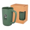 Керамическая кружка Perk объемом 480 мл, зеленый яркий