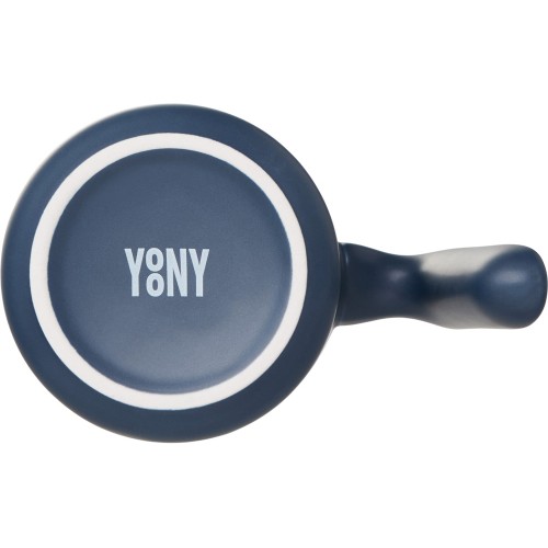 Кружка матовая с прямой ручкой "Axio", 360 мл, темно-синий