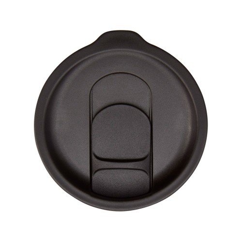 Кружка Nordia объемом 400 мл из переработанных материалов с двойными стенками, черный