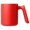 Кружка матовая с прямой ручкой "Axio", 360 мл, красный