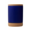 Кружка 450 мл с пробковым дном с крышкой "Корк & Бон", глубокий синий