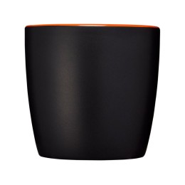 Керамическая чашка Riviera, черный/оранжевый