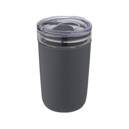 Bello, стеклянная кружка объемом 420 мл с внешней стенкой из переработанного пластика, серый