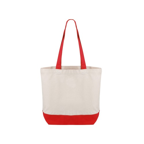 Сумка для шоппинга Cotton из переработанного хлопка 280 г, красный