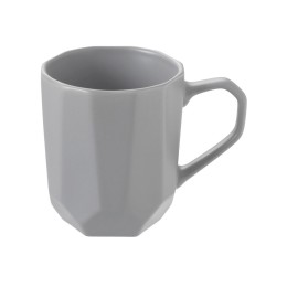 Кружка с гранями Amery, 310мл, серый матовый