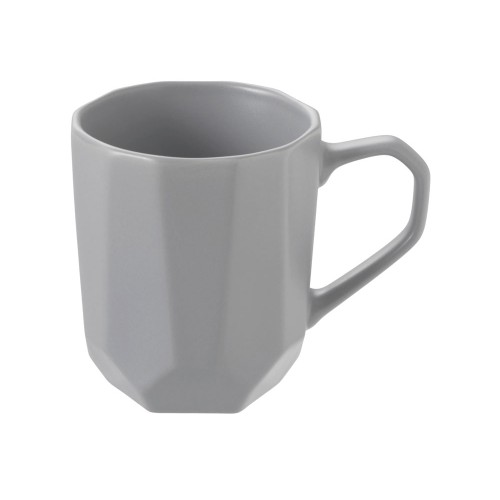 Кружка с гранями Amery, 310мл, серый матовый