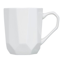 Кружка с гранями Amery, 310мл, белый глянцевый