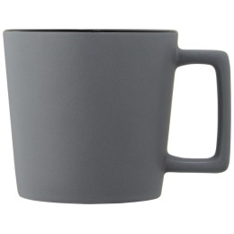 Cali Керамическая кружка объемом 370 мл с матовой отделкой - сплошной черный / Matted Grey