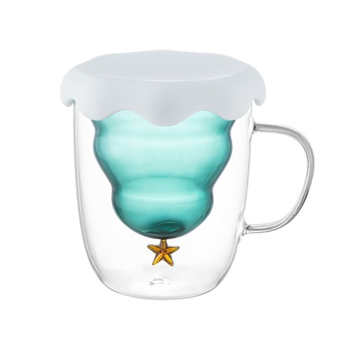 Кружка с двойными стенками с елочкой внутри "Winter Wonderland"