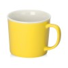 Матовая кружка Nancy 360 мл цветная снаружи, белая внутри, желтый