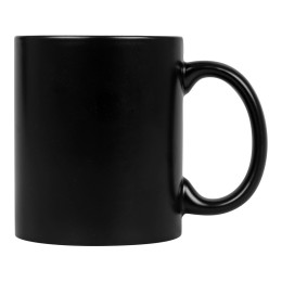 Кружка с покрытием для гравировки «Subcolor BLK», черный/белый (Р)