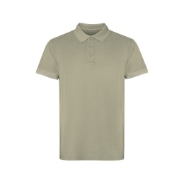 Рубашка поло «Cobain» унисекс, светлый хаки выстиранный