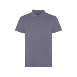 Рубашка поло «Cobain» унисекс, серо-голубой выстиранный