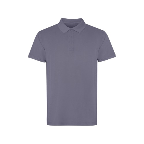 Рубашка поло «Cobain» унисекс, серо-голубой выстиранный