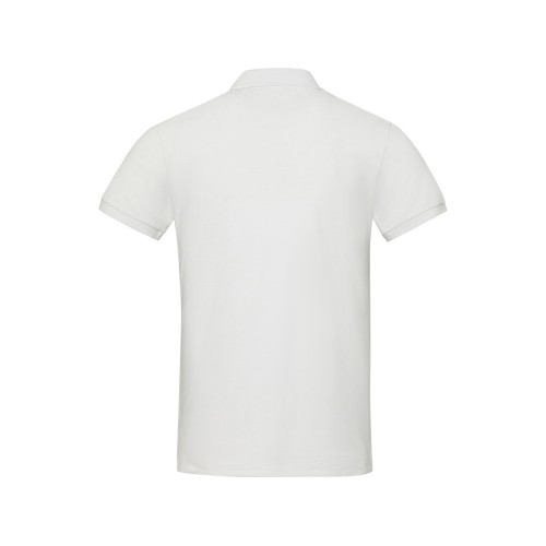 Emerald поло унисекс с коротким рукавом из переработанных материалов Aware™. - Белый