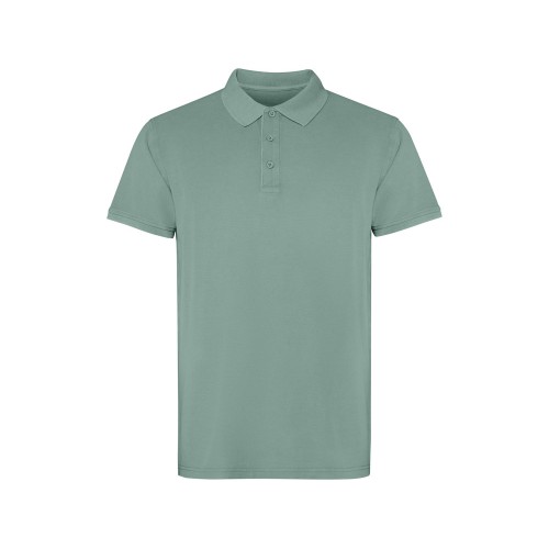 Рубашка поло «Cobain» унисекс, сине-зеленый выстиранный