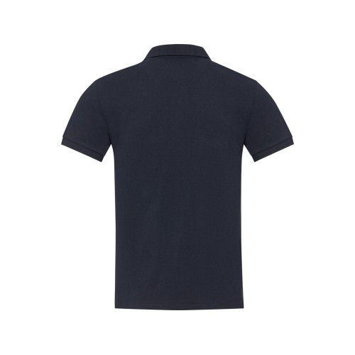 Emerald поло унисекс с коротким рукавом из переработанных материалов Aware™. - Нейви