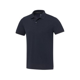 Emerald поло унисекс с коротким рукавом из переработанных материалов Aware™. - Нейви
