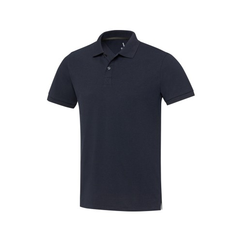 Emerald поло унисекс с коротким рукавом из переработанных материалов Aware™. - Нейви