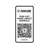Emerald поло унисекс с коротким рукавом из переработанных материалов Aware™. - Черный