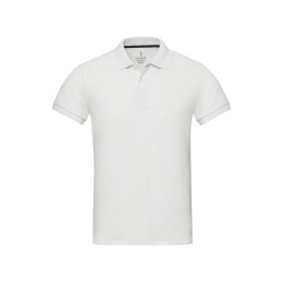 Emerald поло унисекс с коротким рукавом из переработанных материалов Aware™. - Белый