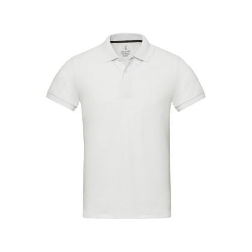 Emerald поло унисекс с коротким рукавом из переработанных материалов Aware™. - Белый